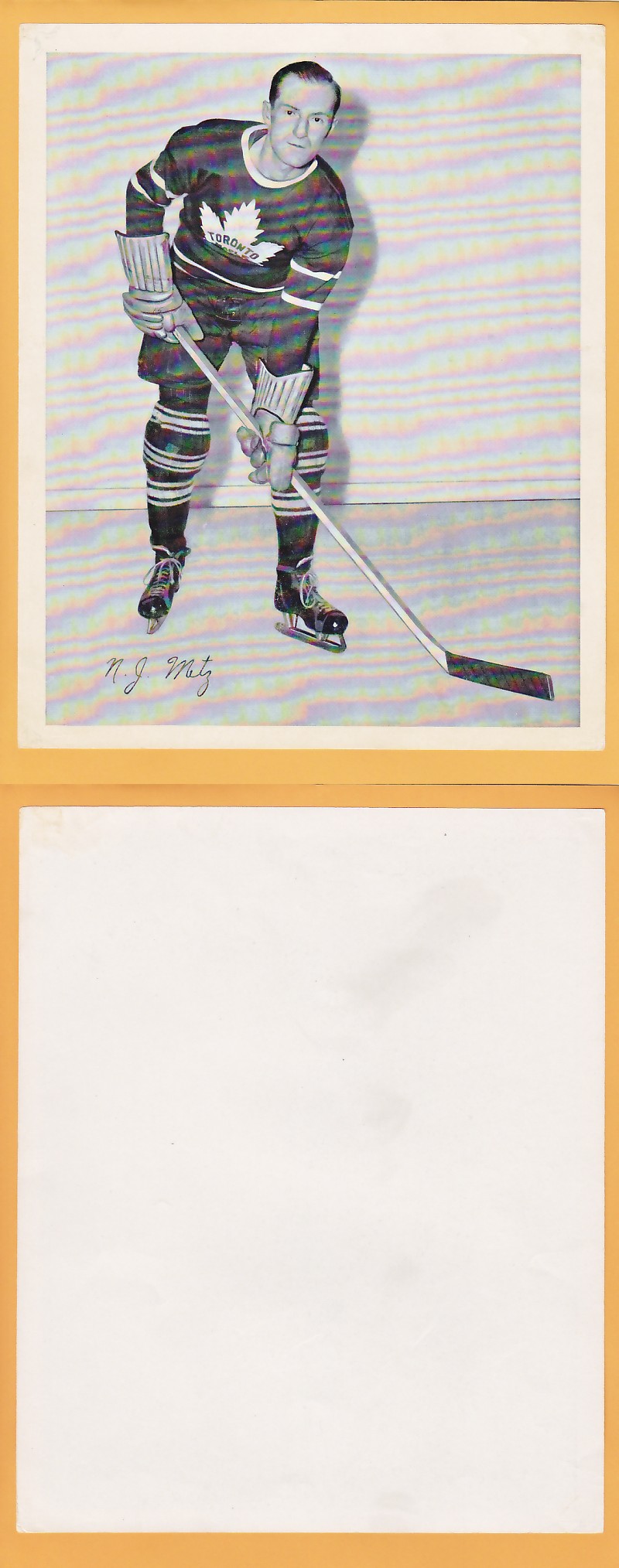 1945-54 QUAKER OATS PHOTO N.J.METZ photo 1945-54 QUAKER OATS PHOTO N.J.METZ photo